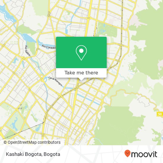 Kashaki Bogota map