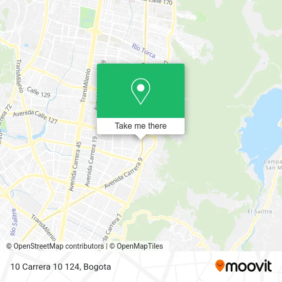 10 Carrera 10 124 map