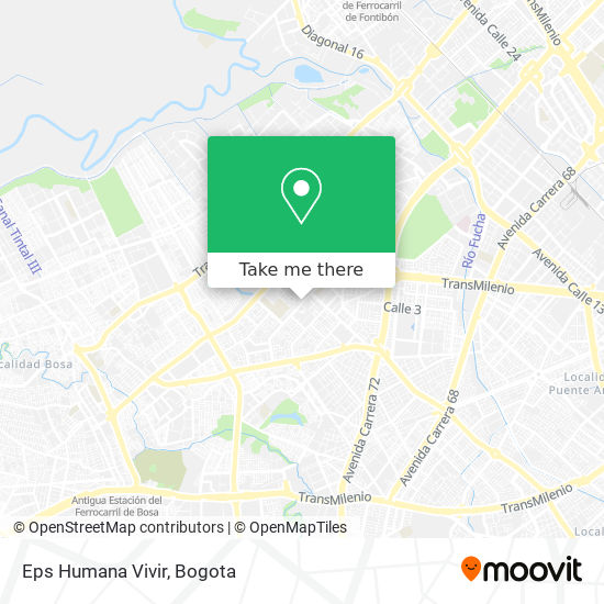 Eps Humana Vivir map