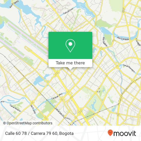 Mapa de Calle 60 78 / Carrera 79 60