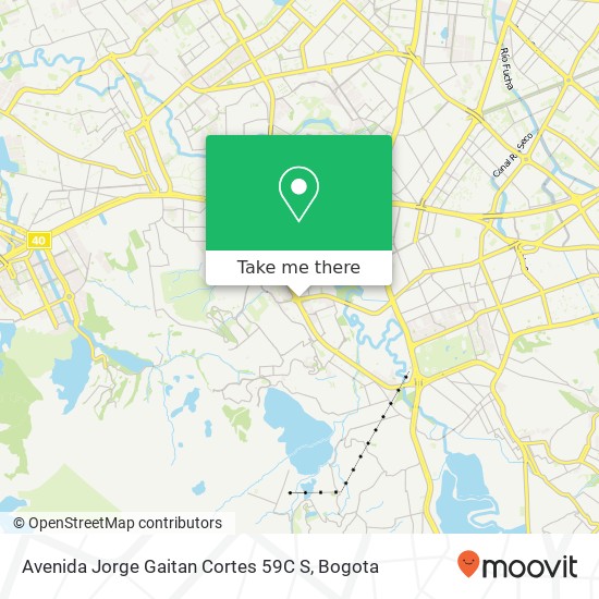 Avenida Jorge Gaitan Cortes 59C S map