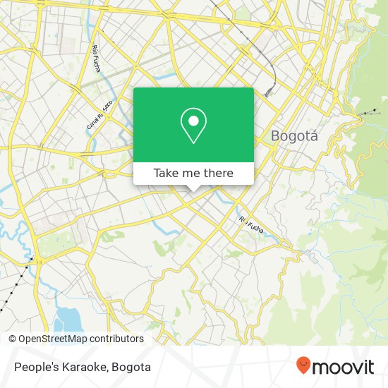 People's Karaoke map