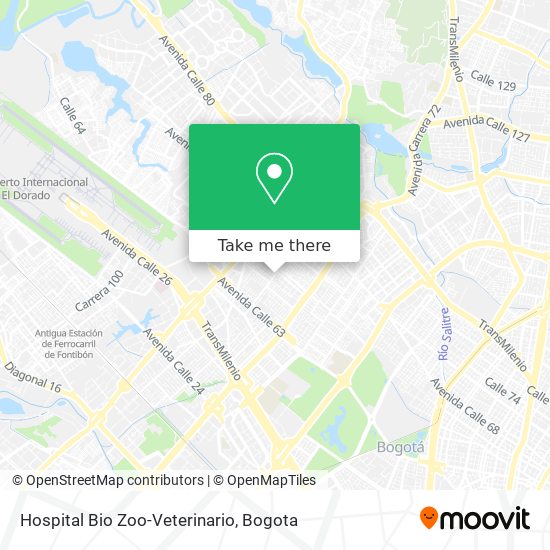 Hospital Bio Zoo-Veterinario map