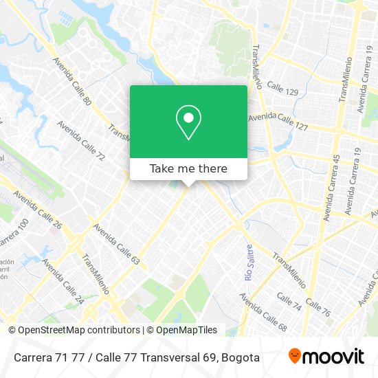 Carrera 71 77 / Calle 77 Transversal 69 map