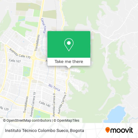 Instituto Técnico Colombo Sueco map