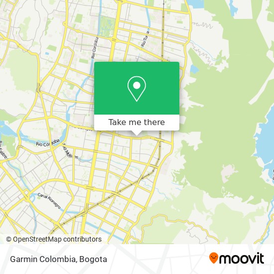 Garmin Colombia map