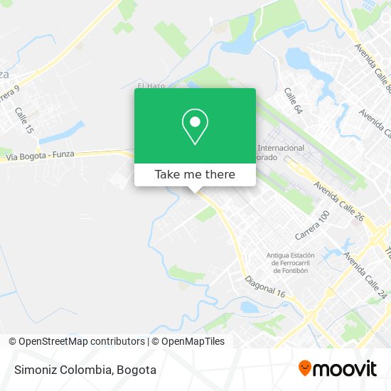 Simoniz Colombia map