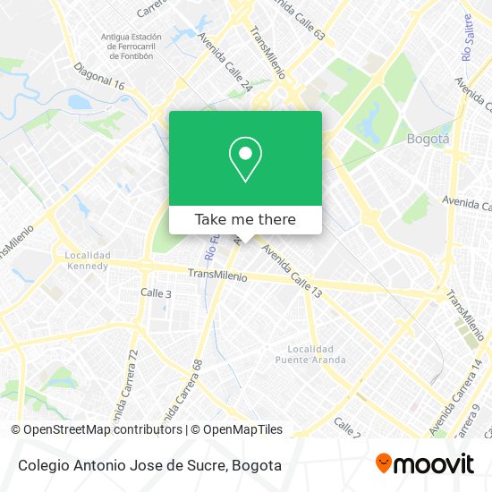 Colegio Antonio Jose de Sucre map