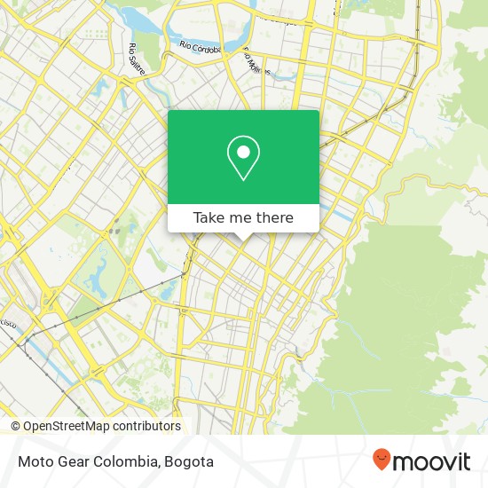 Moto Gear Colombia map