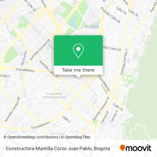 Mapa de Constructora-Mantilla Corzo Juan Pablo