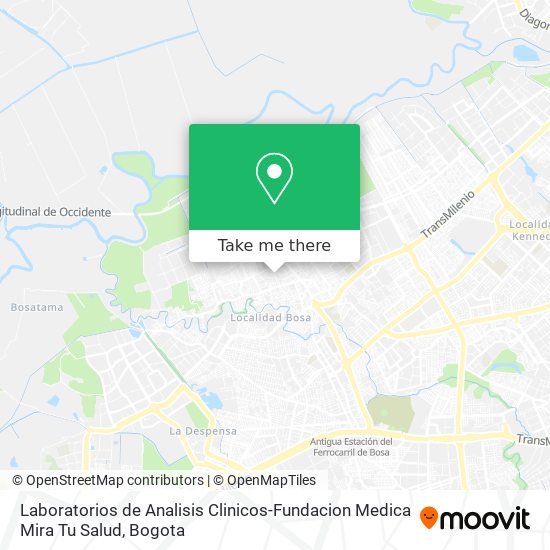 Laboratorios de Analisis Clinicos-Fundacion Medica Mira Tu Salud map
