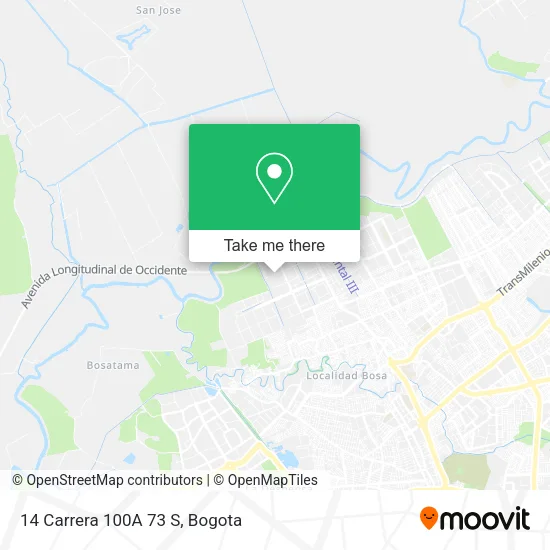 14 Carrera 100A 73 S map