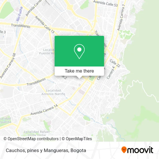 Mapa de Cauchos, pines y Mangueras