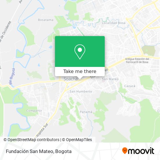 Mapa de Fundación San Mateo