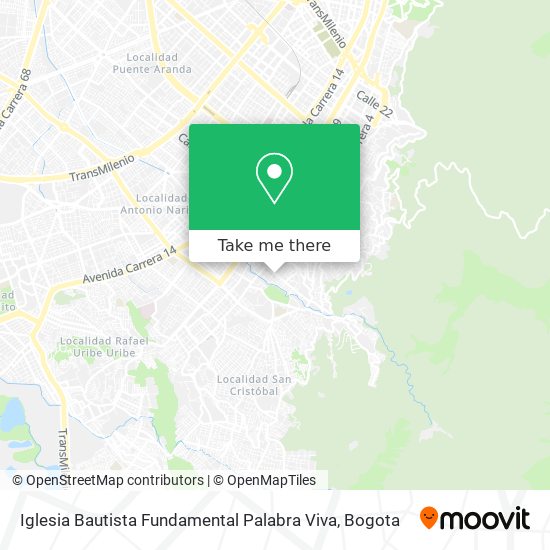 Iglesia Bautista Fundamental Palabra Viva map