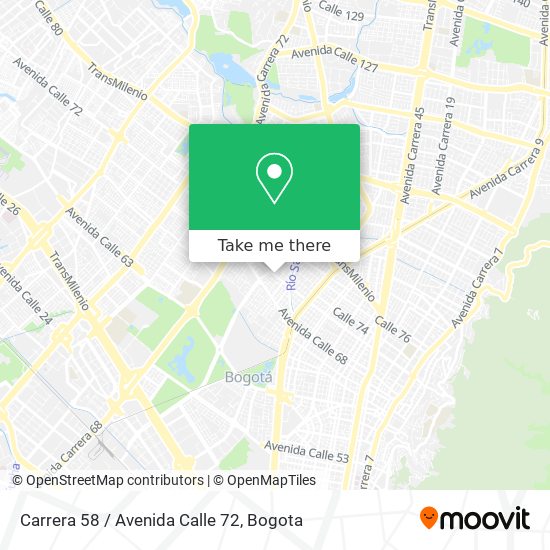 Carrera 58 / Avenida Calle 72 map