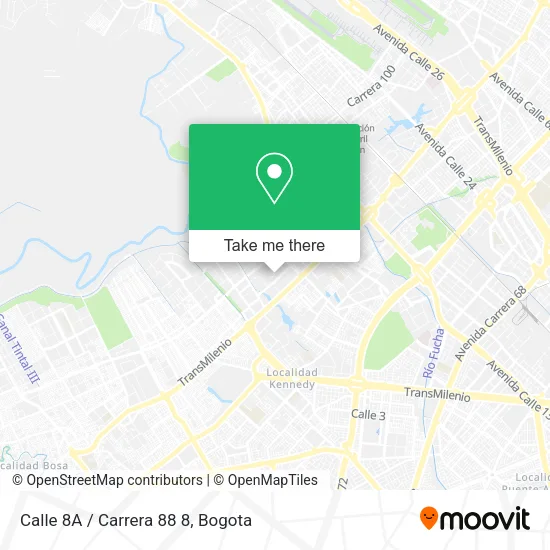Calle 8A / Carrera 88 8 map