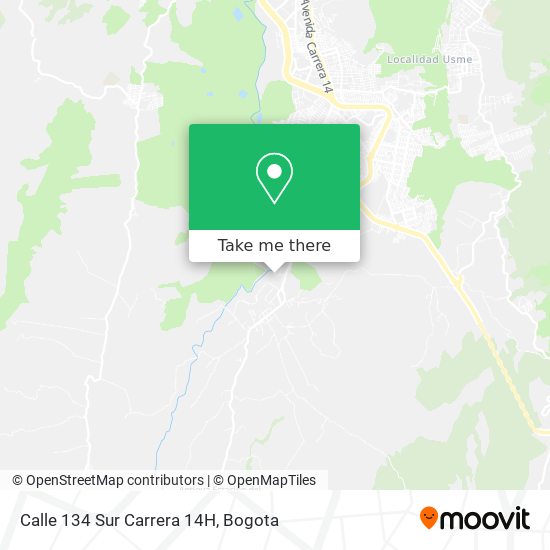 Calle 134 Sur Carrera 14H map