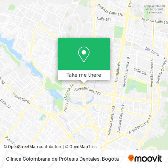 Mapa de Clínica Colombiana de Prótesis Dentales