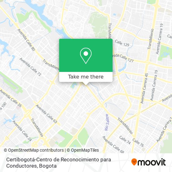 Certibogotá-Centro de Reconocimiento para Conductores map