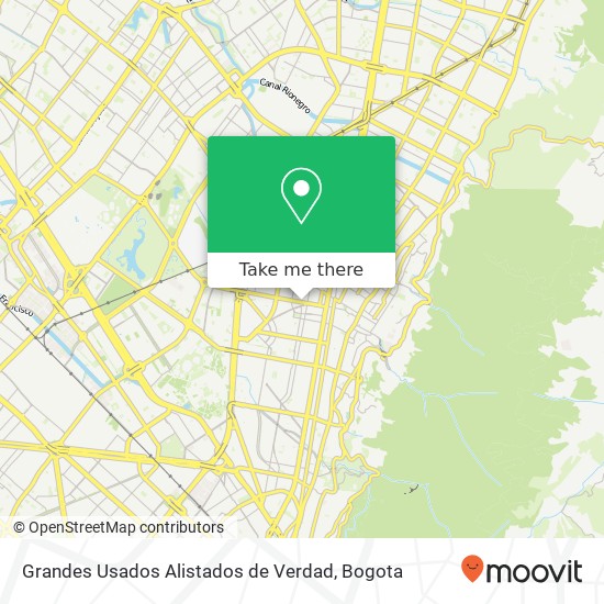 Grandes Usados Alistados de Verdad map