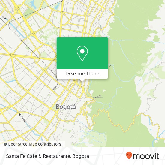 Santa Fe Cafe & Restaurante map