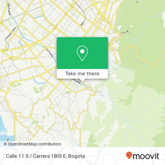 Calle 11 S / Carrera 1BIS E map