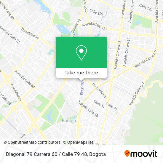 Mapa de Diagonal 79 Carrera 60 / Calle 79 48