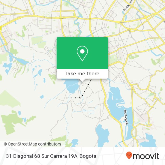 31 Diagonal 68 Sur Carrera 19A map