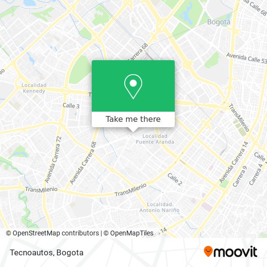 Tecnoautos map