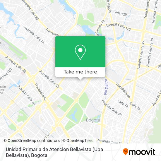 Unidad Primaria de Atención Bellavista (Upa Bellavista) map