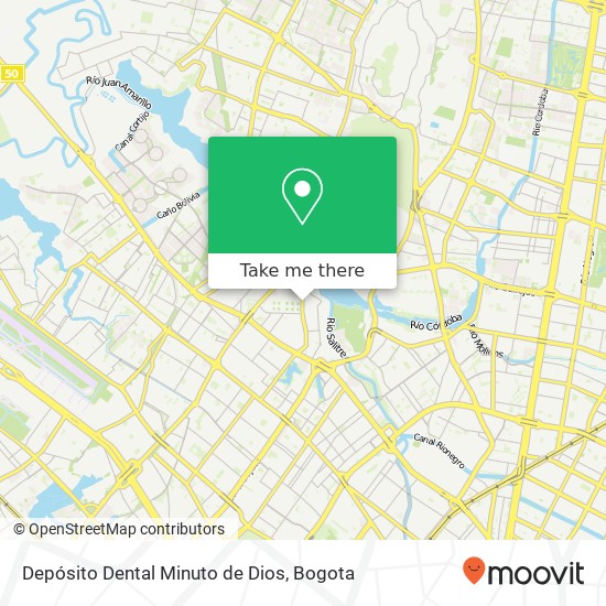 Depósito Dental Minuto de Dios map