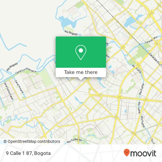 9 Calle 1 87 map