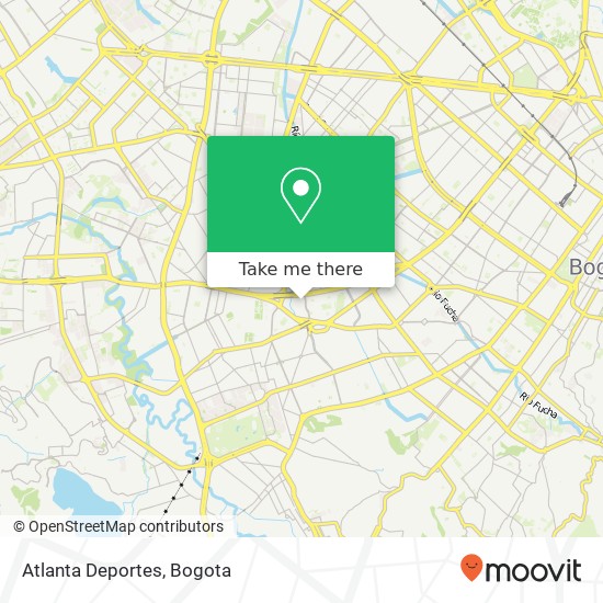 Atlanta Deportes map