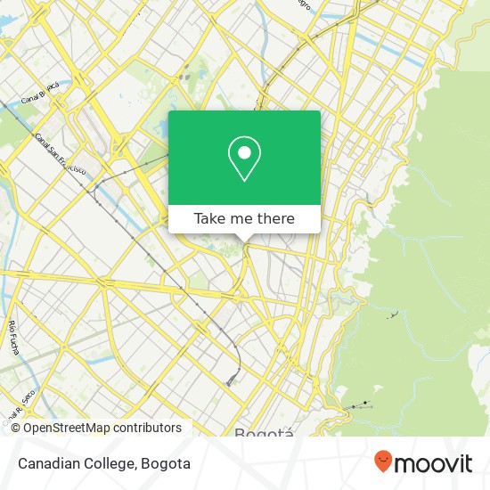 Canadian College map