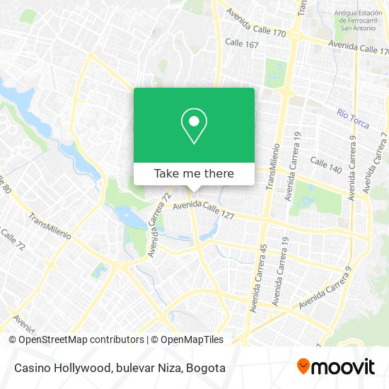 Casino Hollywood, bulevar Niza map