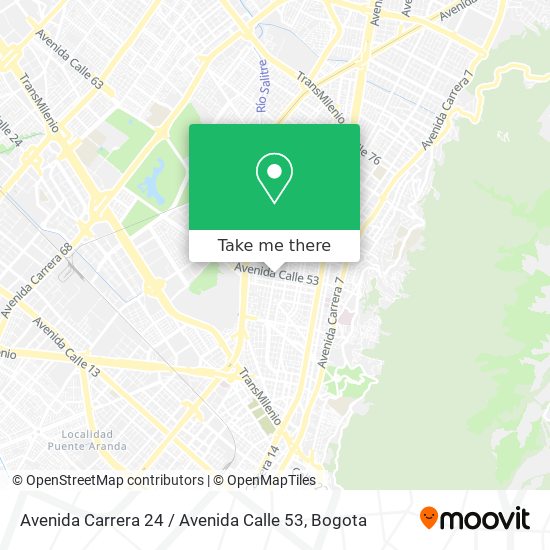 Mapa de Avenida Carrera 24 / Avenida Calle 53