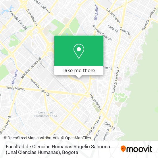 Facultad de Ciencias Humanas Rogelio Salmona (Unal Ciencias Humanas) map