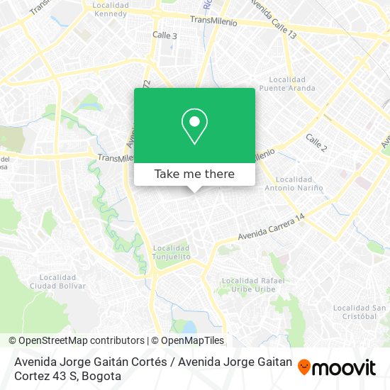 Avenida Jorge Gaitán Cortés / Avenida Jorge Gaitan Cortez 43 S map