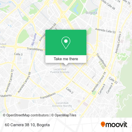 60 Carrera 38 10 map
