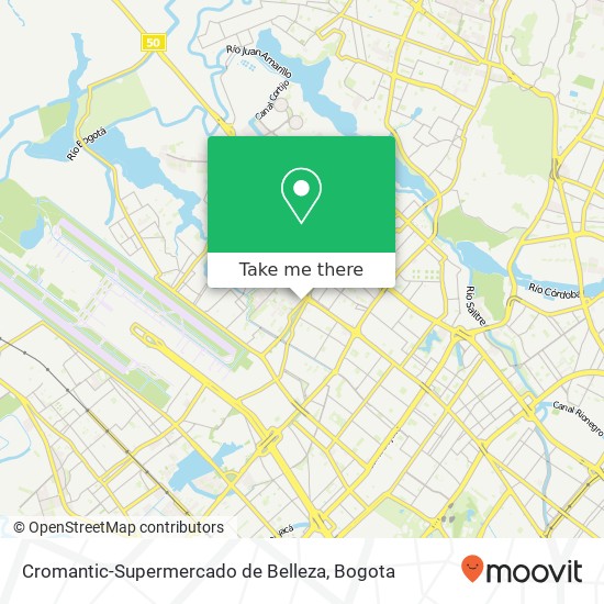 Cromantic-Supermercado de Belleza map