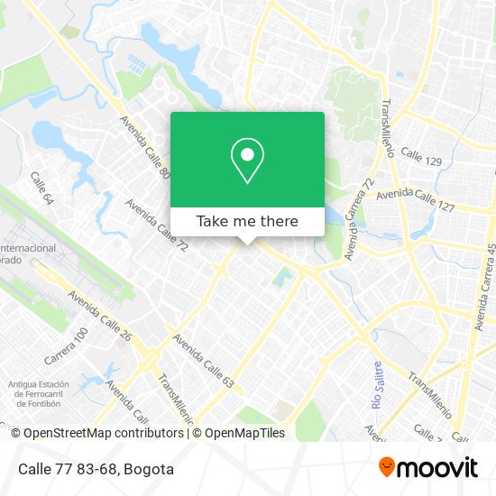 Calle 77 83-68 map