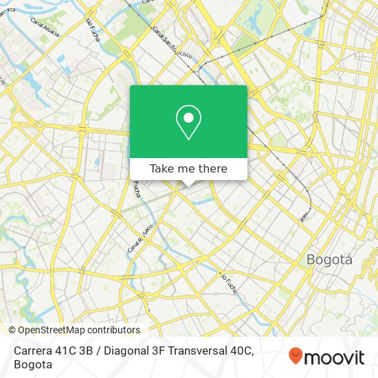 Carrera 41C 3B / Diagonal 3F Transversal 40C map