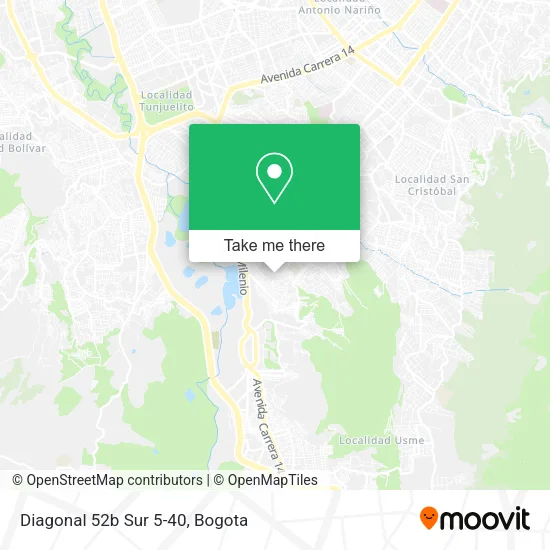 Diagonal 52b Sur 5-40 map