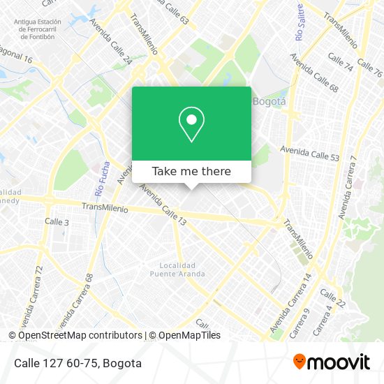 Mapa de Calle 127 60-75
