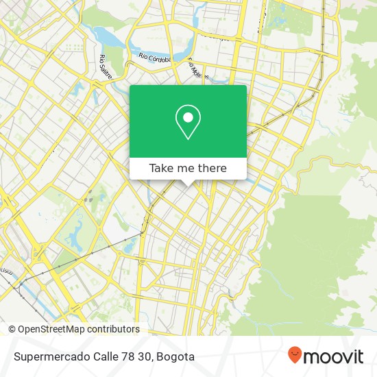 Supermercado Calle 78 30 map