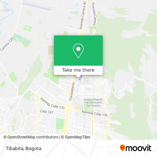 Tibabita map