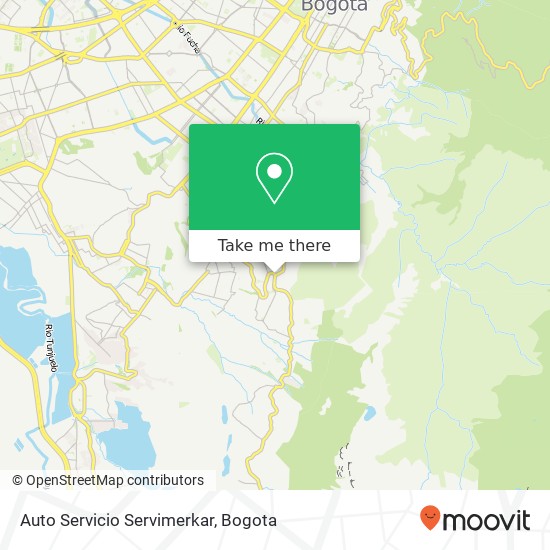 Auto Servicio Servimerkar map