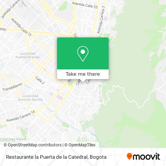 Mapa de Restaurante la Puerta de la Catedral