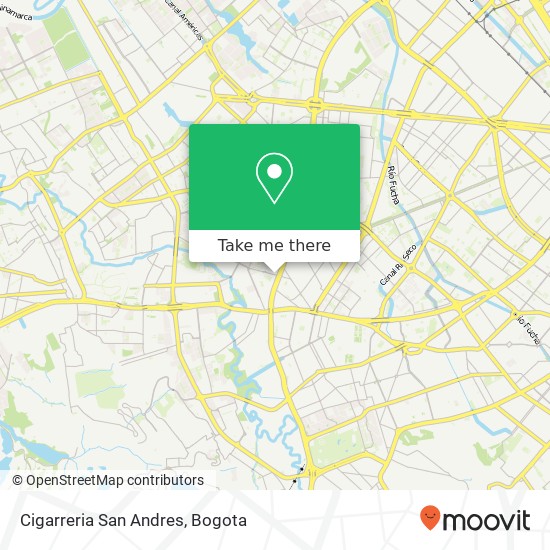 Mapa de Cigarreria San Andres